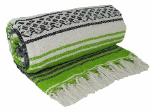 Handmade Traditional Mexican Yoga Blanket #6